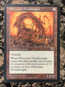 MTG Phyrexian Dreadnought x1 Mirage, Magic the Gathering - Image 1