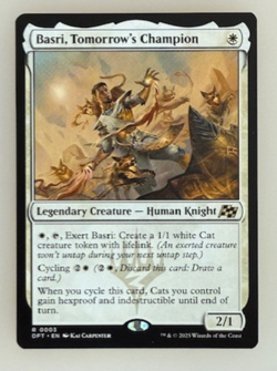 Magic the Gathering: Basri, Tomorrow's Champion Aetherdrift Regular NM - Image 1