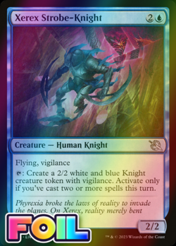 x1 Xerex Strobe-Knight MOM MTG 0085 FOIL UNCOMMON M/NM 1x - Image 1