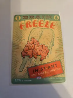 Brain Freeze Borderless MTG Encyclopedia of Magic Nm/M - Image 1