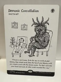 Demonic Consultation Countdown Kit: An Encyclopedia of Magic Near Mint Non Foil - Image 1