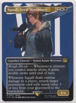 MTG Squall, SeeD Mercenary (Borderless) Final Fantasy Regular - Image 1