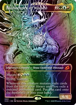 Illuna, Apex of Wishes (Showcase) Ikoria: Lair of Behemoths NM Foil - Image 1