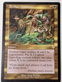 Artifact Mutation - Invasion - Magic the Gathering MTG Nice! - Image 1