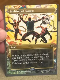 Multiversal Passage (Borderless) Marvel's Spider-Man Regular #206 Rare - Image 2