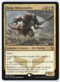 Zurgo Helmsmasher M Khans of Tarkir 214 LP - Image 1