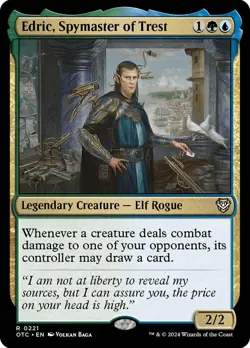 MTG Edric, Spymaster of Trest - Outlaws of Thunder Junction Commander #221 - Image 1