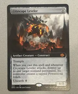 Cityscape Leveler Extended Art - Mythic - The Brothers' War MTG - Image 1