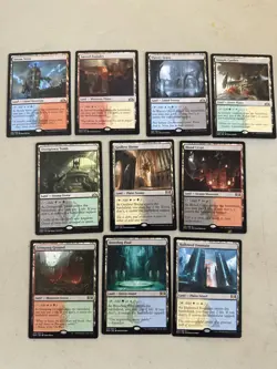 MTG Magic the Gathering: (GRN) & (RNA) Shock Lands Bundle 1x Each, 10 Total - Image 1