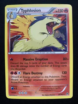 Pokemon TCG Typhlosion Holo 20/162 - XY BREAKthrough - Image 1