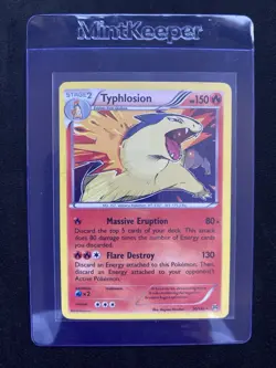 Pokemon TCG Typhlosion Holo 20/162 - XY BREAKthrough - Image 3