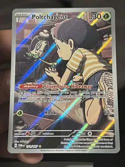 Poltchageist 171/167 Full Art Illustration Rare Twilight Masquerade Pokemon NM - Image 1