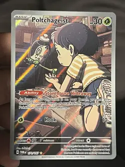 Poltchageist 171/167 Full Art Illustration Rare Twilight Masquerade Pokemon NM - Image 2