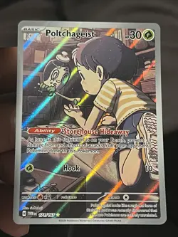 Poltchageist 171/167 Full Art Illustration Rare Twilight Masquerade Pokemon NM - Image 3