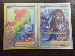 Pokemon Cards Lot (Waitu Nessa Full Art Trainer) - Image 1