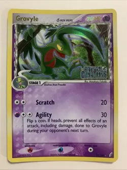 Pokemon TCG Grovyle (Delta Species) EX Crystal Guardians 19/100 Holo Rare - Image 2