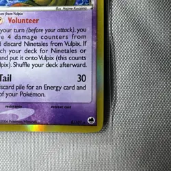 Pokemon Ninetales EX Dragon Frontiers Holo Rare Card 8/101 Delta NM - Image 5