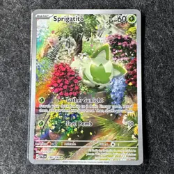 Pokemon Sprigatito 196/193 Paldea Evolved Illustration Rare Holo NM/M PACK FRESH - Image 1