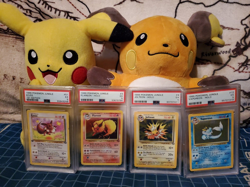 Pokemon Eevee Evolutions Jungle Set - Eevee/Flareon/Jolteon/Vaporeon - PSA 5 EX - Image 1