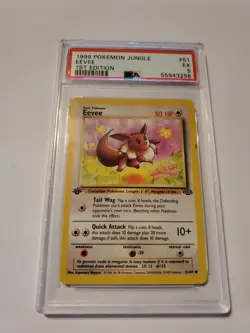 Pokemon Eevee Evolutions Jungle Set - Eevee/Flareon/Jolteon/Vaporeon - PSA 5 EX - Image 4