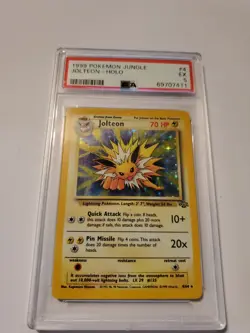 Pokemon Eevee Evolutions Jungle Set - Eevee/Flareon/Jolteon/Vaporeon - PSA 5 EX - Image 5