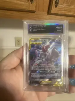 Pokemon TCG Mewtwo and Mew GX Black Star Promos SM191 - Image 1