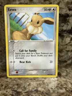 Pokemon TCG Eevee EX Delta Species 69/113 Regular Common LP - Image 1