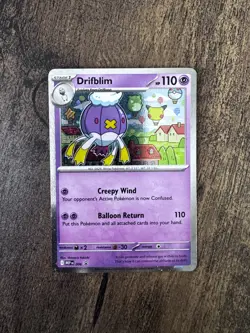 DRIFBLIM MEP 006 MEGA EVOLUTION BLACK STAR PROMO POKEMON (PROMO COSMO HOLO, NM) - Image 1