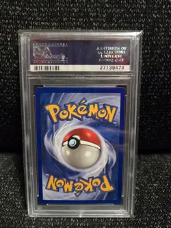 PSA 9 Mint Pokemon 1999 Unlimited Holo Pinsir Jungle No Symbol Error #9 Rare! - Image 2