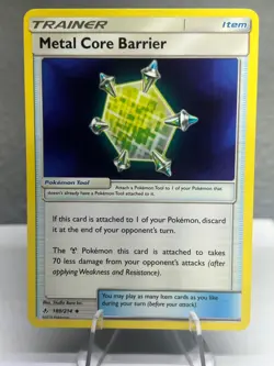 Pokemon Metal Core Barrier - 180/214 - Uncommon NM-Mint Unbroken Bonds - Image 1