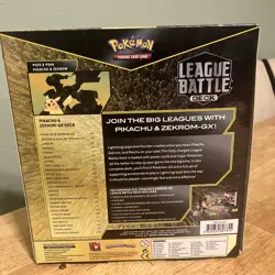 Pikachu & Zekrom-GX Pokemon TCG SEALED League Battle Deck - Image 3