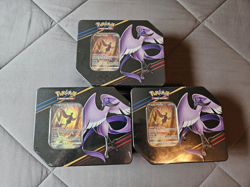 Pokemon TCG Sword & Shield Crown Zenith Galarian Articuno Tin - (5 PACKS) - Image 1