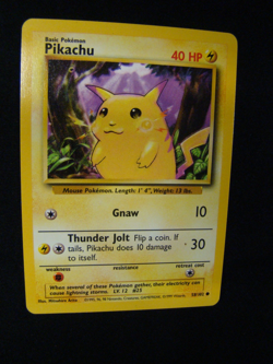 Pokemon Base Set Pikachu 58 - Image 1