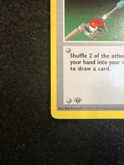 Pokemon Maintenance Trainer 83/102 from Base Set 1st Edition in LP condition! - Image 5