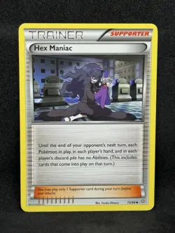 2015 XY Ancient Origins Hex Maniac 75/98 Trainer Pokemon TCG - Image 1