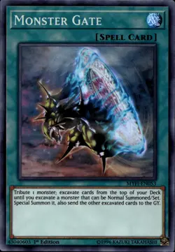 Monster Gate 1st Ed Super Rare MYFI-EN053 Yu-Gi-Oh! - Image 1