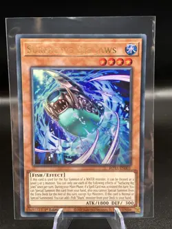 Yugioh ROTA-EN001 Surfacing Big Jaws Ultra Rare 1st Ed NM - Image 1