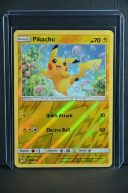 Pikachu 19/68 Hidden Fates 2019 REVERSE HOLO FOIL Pokemon TCG Card - NM - Image 2
