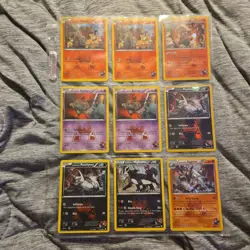 Lot of 13 Pokemon TCG Double Crisis Magma Cards - Image 1