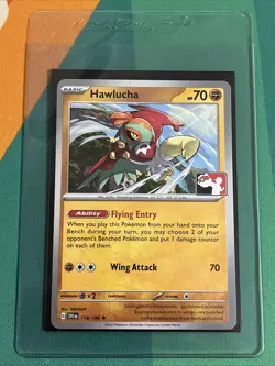 Pokemon Card Hawlucha NON-HOLO Prize Pack Series (118/198) Scarlet & Violet *LP* - Image 1