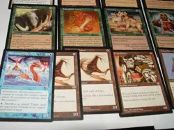 MTG 13x MIRAGE ARTIFACTS green black magic card lot LP - Image 3