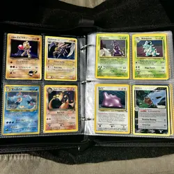Lot of 100 ALL HOLO Vintage Pokemon Card Binder Collection Gengar Charizard - Image 2