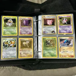 Lot of 100 ALL HOLO Vintage Pokemon Card Binder Collection Gengar Charizard - Image 4