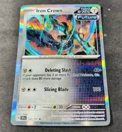 Pokemon Surging Sparks Iron Crown Holo Rare Card 132/191 NM - Image 1