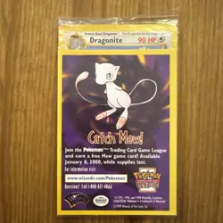 1x Sealed DRAGONITE # 5 Black Star Promo WB Movie WOTC Pokemon Card (Purple) - Image 1