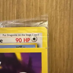 1x Sealed DRAGONITE # 5 Black Star Promo WB Movie WOTC Pokemon Card (Purple) - Image 2