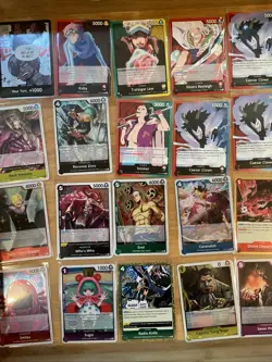 41 Card Lot Of One Piece (1 Don, 7 Leader, And 33 Rare) - Image 1