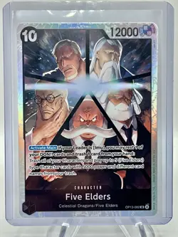 Five Elders OP13-082 SR Carrying on His Will - ONE PIECE Card Game English - Image 1