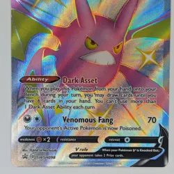 Crobat V SWSH098 Holo Sword & Shield Black Star Promo Pokemon Card TCG 2021 NM - Image 3