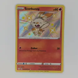 Scorbunny SV015/SV122 Shining Fates: Shiny Vault Pokemon TCG Card NM - Image 1